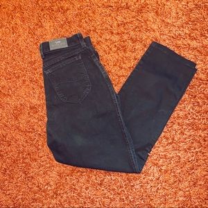 vintage black lee mom jeans
